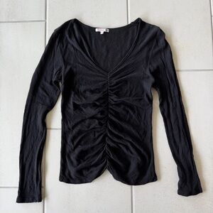 Sundry Black Long Sleeve Top